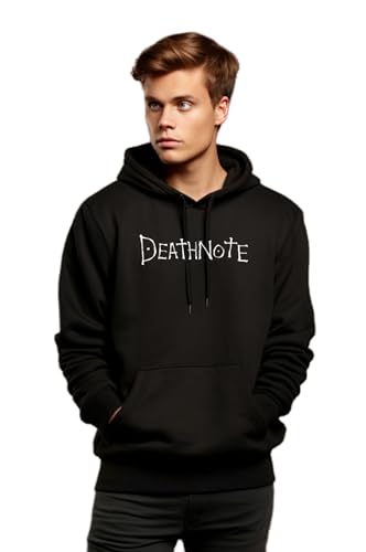 Image of Be Crazy Anime Printed Black Hoodie /Graphic Printed Hoodie /Hoodie for Men & Women /Warm Hoodie /Unisex Hoodie