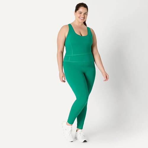 Amazon Essentials Women's Women's FormFlex High Rise Full Length Leggings, Emerald Green, X-Small - image 8