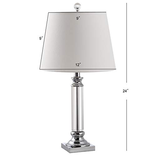 Lámpara de mesa cristal SAFAVIEH 24 pulg. set 2 miniatura 3