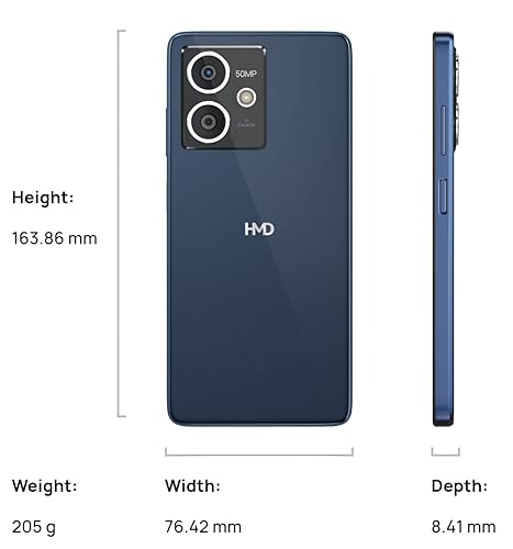 HMD Crest 5G (Midnight Blue, 6GB RAM, 128GB Storage) | 6.7†FHD+ OLED Display | 50MP + 50MP Camera | MediaTek Dimensity 7200 Processor | 5000mAh... - Image 4