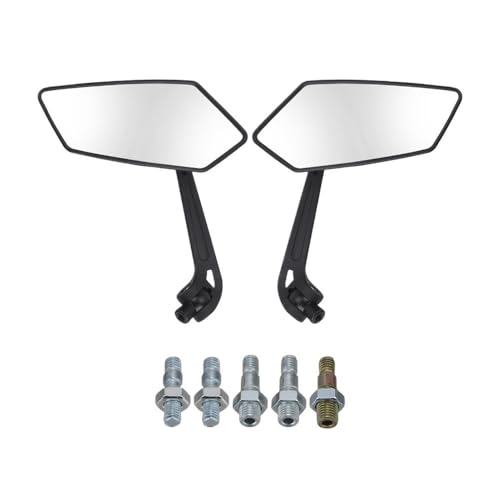 Espejos retrovisores giratorios de 8/10mm para manillar de moto Cafe Racer
