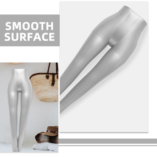 Maniquí de pantalones inflable de PVC resistente para tienda de ropa y modistas 4