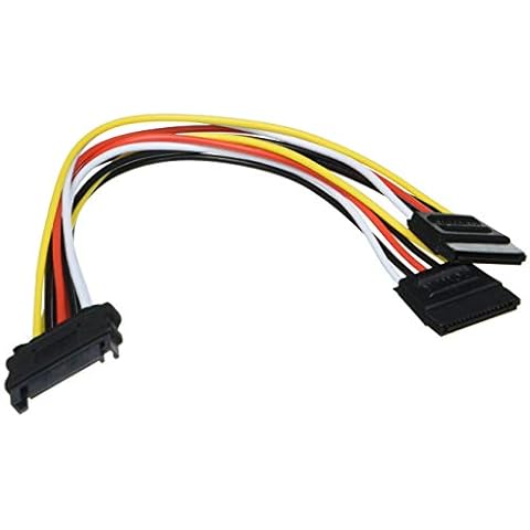 Goobay 95114 PC Y Stromkabel / Stromadapter / SATA Splitter; SATA 1x Buchse zu 2x Stecker 2x SATA-Standard Stecker > SATA Standard Buchse Cover