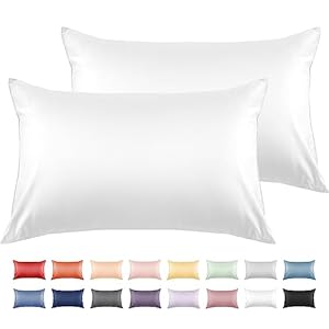 Warmstar 100 Cotton Toddler Pillowcase Set of 2 600 Thread Count 13x18 Toddler Pillowcases Soft Breathable Cotton Travel Pillow Case Cover 13x 18 with Envelope ClosureWhite