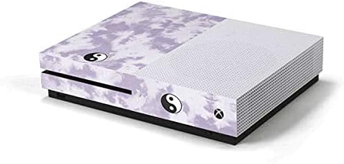 Skinit Decal Gaming Skin Compatible with Xbox One S Console - Originally Designed Purple and White Tie Dye Design