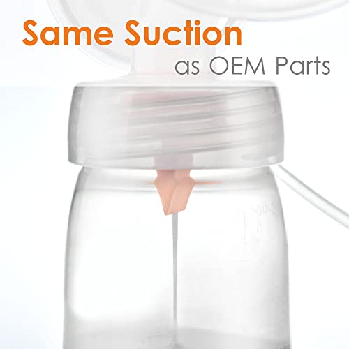 Image of Maymom Duckbill Valves Compatible with Spectra S1 S2 9 Plus Dew 350 Not Original Spectra Pump Parts S2 Accessories Replace Valve (Orange, 5ct)