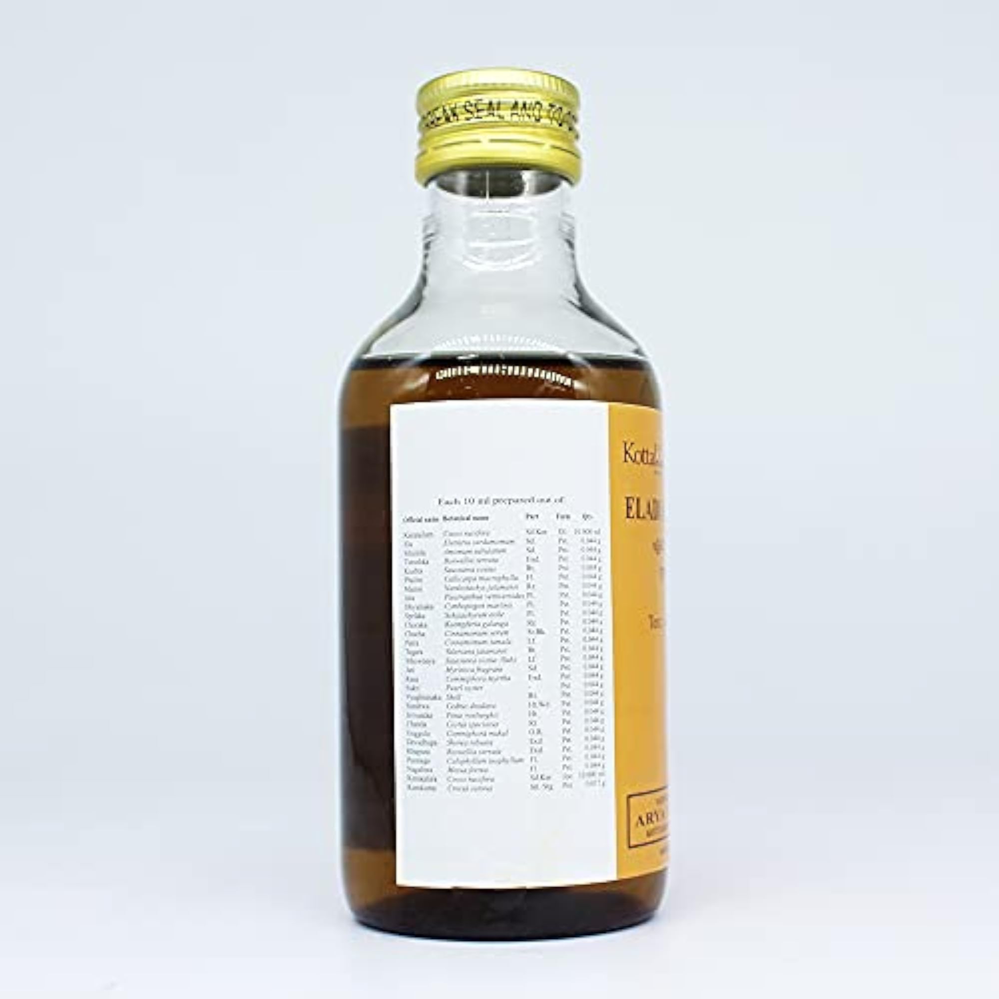 Golden Oldie Herbs Eladi Kera Tailam, Ayurvedic Oil