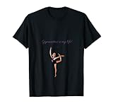 Camiseta de gimnasia rítmica de equilibrio de gimnasia con aro