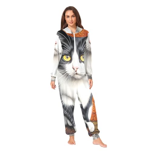 Pijama de una pieza divertido para noches de invierno y relax en el sofá