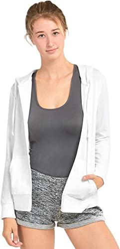 Image of Women's Zipper Sweatshirt Hoodies with Pocket Winter Collection Comfort Soild Hoodie for Women