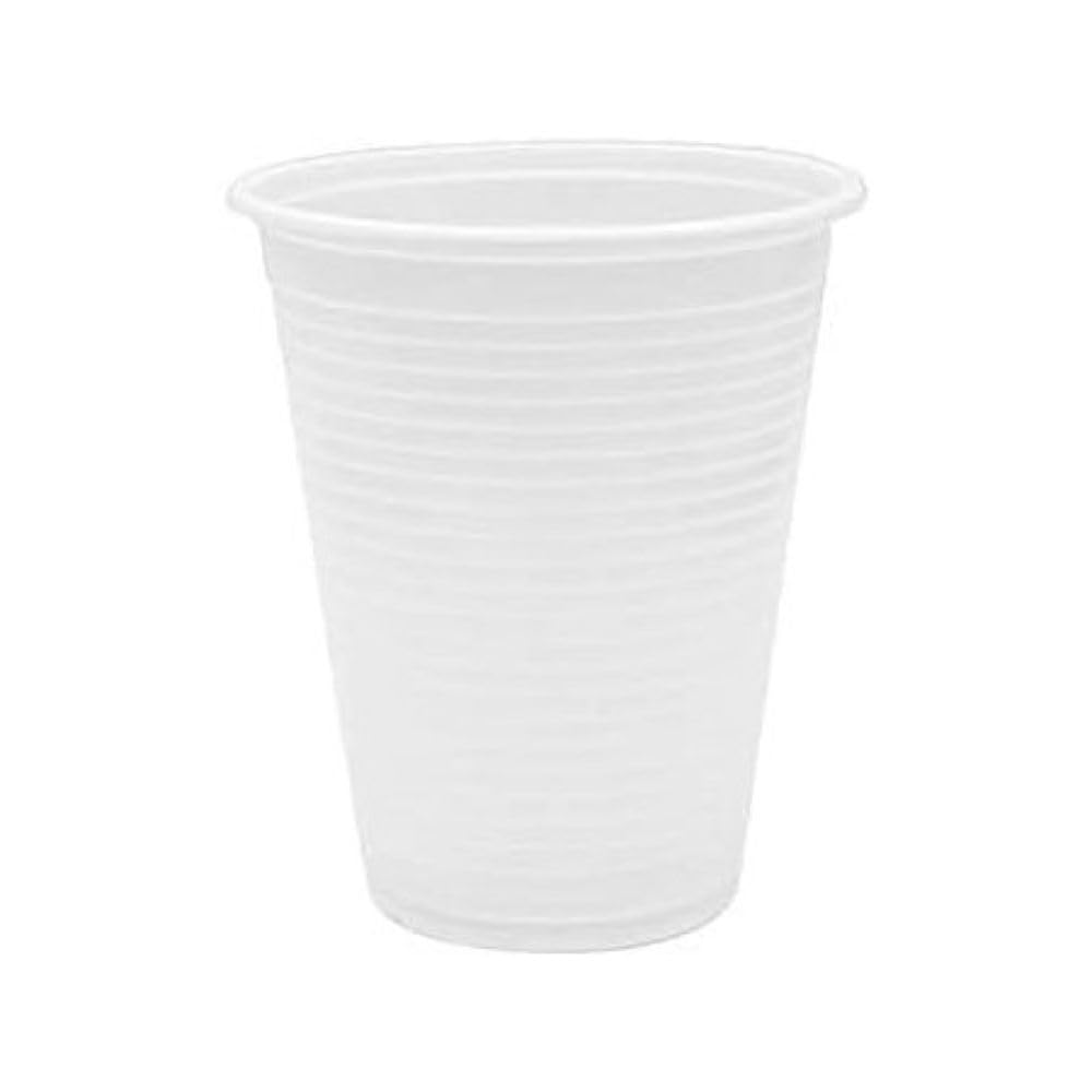 ISAP Bicchieri Plastica Usa e Getta Bianchi (200 ml) Bicchieri Monouso per Acqua e Bibite Varie, Made in Italy Idonei al Contatto Alimentare, Ideali per Feste, Risparmio Quantità (Versione da 100)