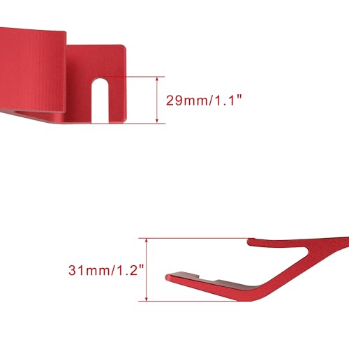 Image of WOOSTAR Tire Bead Holder Tire Removal Install Assistance Changer Tool Universal for Motorcycle Dirt Pit Bike Off Road Red