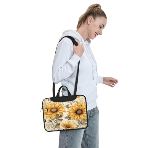 Funda Maletín para Portátil con Estampado Floral Retro miniatura 7