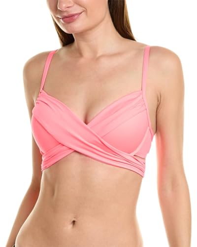 Bikini push up à armatures Island Goddess maillot de bain drapé corail taille 12