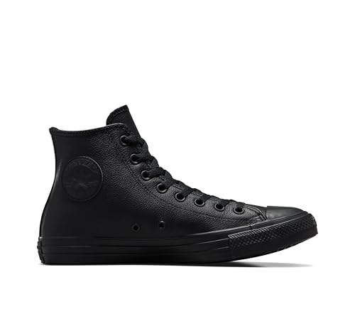 Converse Unisex Adult Chuck Taylor All Star High Top, Black Mono, 14 Womens/12 Mens
