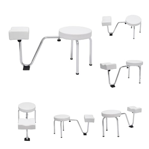Pedicure-Foot-Rest-Stool-Chair-Modern-Pedicure-Foot-Rest-Stand-wHeight-Length-Adjustable-Leg-Rest-PVC-Pad-Portable-Manicure-Station-for-Nail-Tech-Spa-Beauty-Salon-Studio-Equipment-Supplies-White