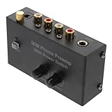 Funzionamento a basso rumore: offre prestazioni eccellenti grazie al suo audio a basso rumore - prestazioni audio basse, fornendo un'eccellente qualità del suono, amplificatore per cuffie da tavolo, preamplificatore per giradischi