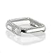 Falandi Compatible with Apple Watch Case 40mm 44mm 38mm 42mm, Face Cover Bling Crystal Diamonds Shiny Rhinestone Bumper, PC Plated Hard Protective Frame for iWatch Series 4 3 2 1 Women Girls
