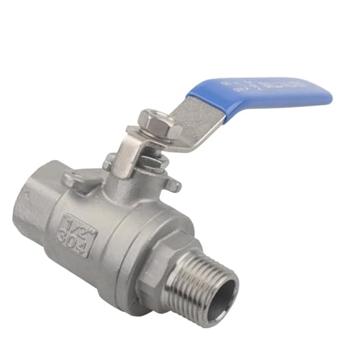 Vanne à bille 3/4 inox 304 usinage de précision pour eau