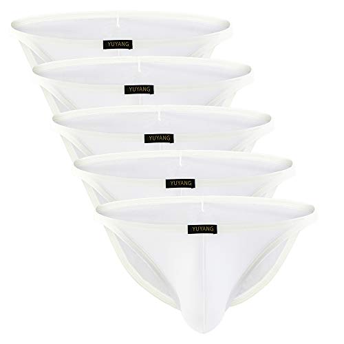 Men's Sexy Briefs Low Rise Underwear 5 Pack