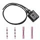 COZERI 2 Pol Stecker Reparatursatz Kabelbaum 1J0973802 für VW Skoda Seat A4 A6 A8 Golf ABS ESP Temperatursensor Kabel Stecker Set, Ersatzteile für Fahrzeug Elektronik