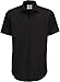 B&C: Popelin Hemd Smart SSL Men, Größe:L;Farbe:Black