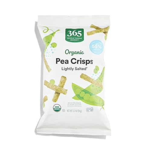 ★365 by WFM Organic Lightly Salted Pea Crisps, 3.3oz