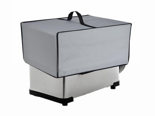 Housse pour friteuse électrique 2l protection gris clair - 2