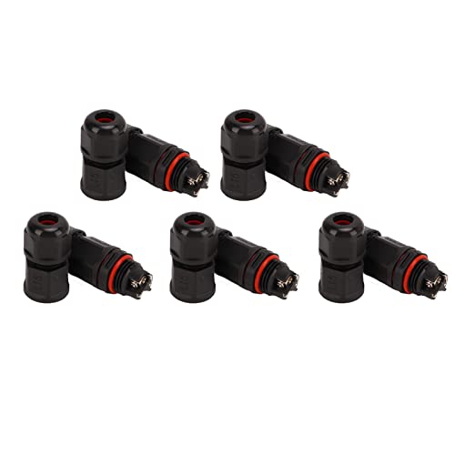 Conector de aviación de caucho con 5 piezas para equipo industrial miniatura 1