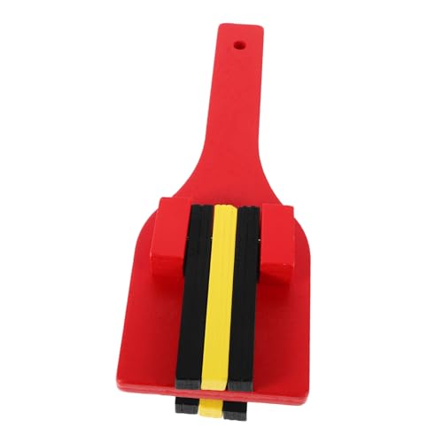 TOYANDONA Badajo De Mano De Madera para Percusión Instrumento Musical De Fiesta Juguete De Madera para Divertido Generador De Ruido para Decoraciones De Carnaval y Regalos