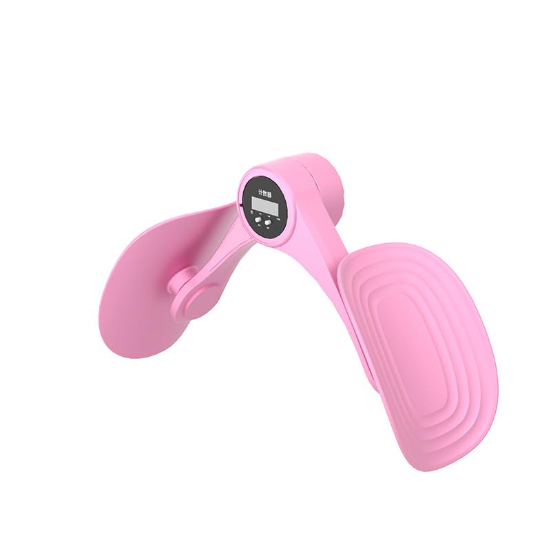 pelvic floor muscle trainer for women with counterοΌ Inner Thigh Muscle Master Exercise DevicesοΌLeg Strengthener Workout Exerciser Equipment for Home UseοΌPinkοΌ