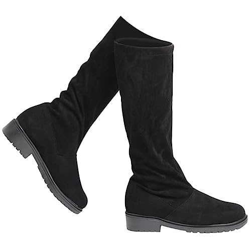 Image of JM LOOKS Women's Fashion Comfort sole Long Boots Classic Design Shoes