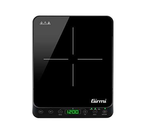 Girmi PI04 Piastra a Induzione Singola, 2000 Watt