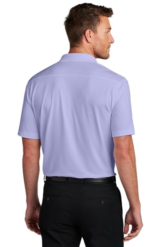 Port Authority City Stretch Flat Knit Polo K683, Bright Lavender, L3