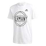 germany football shirts history wunderbares Modell adidas Herren Germany T-Shirt, White, M