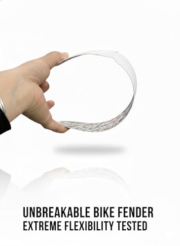 Image of Bike Fender, Tool-Free Rear Fender for Road & Mountain Bikes, Flexible Mud Guard for Back Seat, Stylish Splash Guard for Cycling Enthusiasts (Color 8)