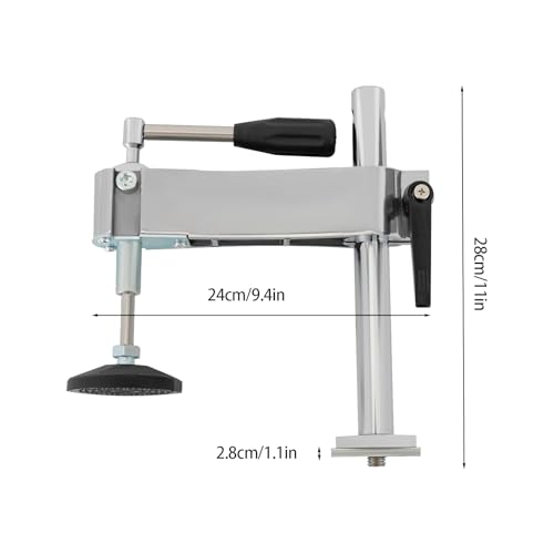 Prensatelas de sierra de mesa ajustable para carpintería, abrazadera horizontal de precisión con placa de goma para proyectos de corte de madera