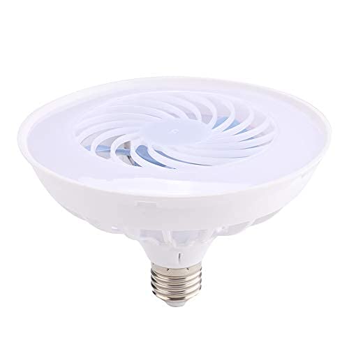 Ventilador de techo silencioso con luz LED, ventiladores de techo con lámparas, diseño de lámpara de material antideslumbrante, ligero y duradero, adecuado para el hogar, el dormitorio, la oficina