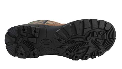 R Runfun Men's Waterproof Snake Hunting Boot Lace Up, Anti Slip Hiking/Camp Boots, Durable Outdoor Work Boot For Farming, Fishing, Gardening, Multi-Season, Camouflage/Size 11 #TOP5