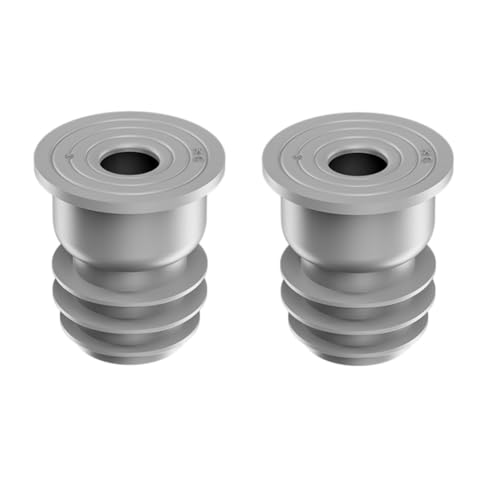 Lioaeust Sello de tubería para lavadora, sello desodorante, sello de tubería gris (2 piezas L), 1118681123