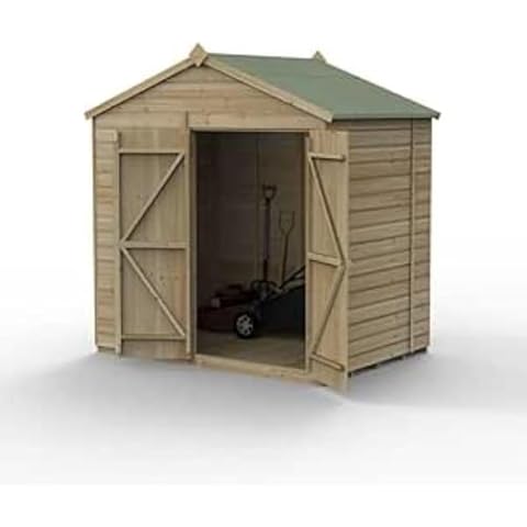 Forest Garden Beckwood 7x5 Apex Shed with Double Doors Cover