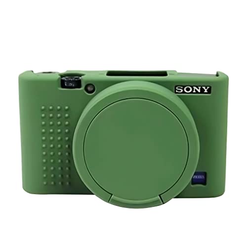 Image of Easy Hood Case for Sony Cyber-Shot RX100 VII, Soft Silicone Protective Cover Protector Skin Removable Lens Cover for Sony DSC-RX100 VII DSC-RX100M7 Digital Camera (Green)