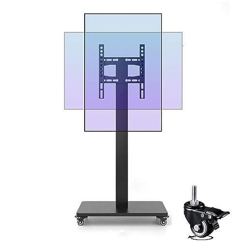 Soporte móvil para TV de piso portátil con ruedas 32-65 pulg. miniatura 1