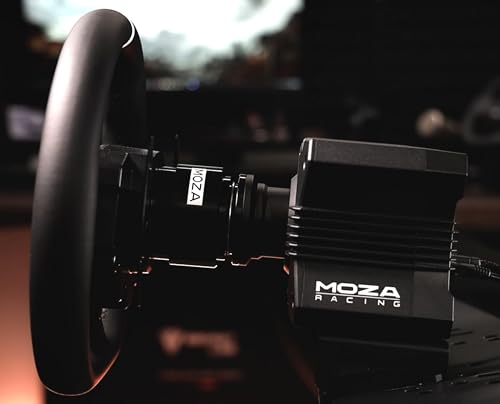 Image of MOZA R5 Bundle Kit Racing Gaming Simulator 5.5Nm Direct Drive Wheelbase,Unbeatable Rigid & Durable 11-Inch ES Racing Wheel SR-P Lite Dual Pedal and Desk Clamp for Experienced Enthusiasts