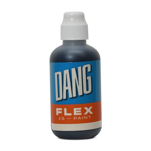 DANG Flex 15 Black Paint Marker 60ml Refillable Graffiti Mop Alcohol Based Multi Surface Graffiti Supplies Black Paint for Plastic Glass Metal Wood Paper 15mm Flex Nib