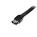 StarTech.com Shielded External eSATA Cable - eSATA cable - Serial ATA 150 - eSATA (M) to eSATA (M) (3 ft) - black (ESATA3)