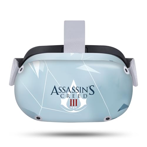 Head Case Designs Officially Licensed Assassin's Creed Animus III Graphics Vinyl Sticker Skin Decal Cover Compatible with Meta Quest 2