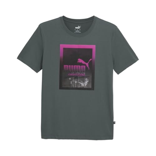 T-shirt graphique 3 PUMA pour homme en grande taille gris