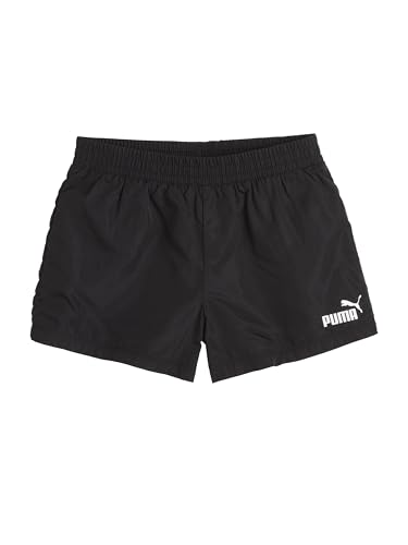 Puma Girls Essentials Basics Poly Woven Short, Black, S