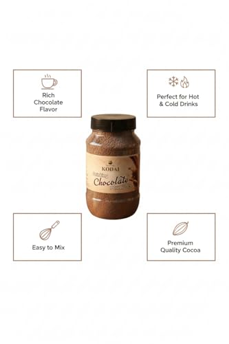 Image of Drinking Chocolate Powder | Rich Cocoa Blend for Hot & Cold Beverages | Smooth Instant Mix | Premium Flavor | Perfect for Milk, Coffee & Desserts